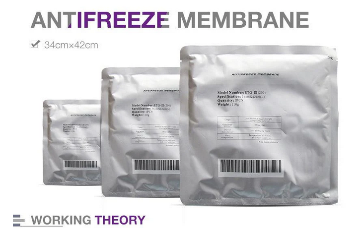 Cryo pad effective skin protecting antifreeze membranes 20ct